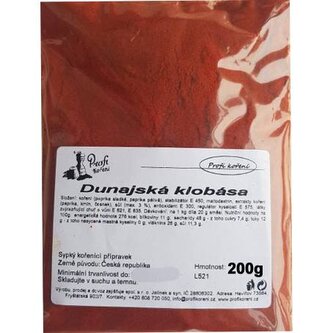 Dunajská klobása (200g) koření - Koření Dunajská klobása (200g) koření - Koření