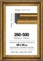 ART PUZZLE Rám na puzzle 48x34cm Gold (5707)
