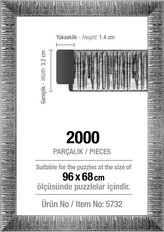 ART PUZZLE Rám na puzzle 96x68cm White (5732)