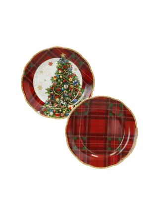 Dezertní talíř CHRISTMAS set 2ks BRANDANI  19cm
