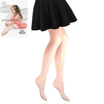 Lady B punčochové kalhoty LITTLE LADY tights 40 DEN bianco 122-128 1 ks