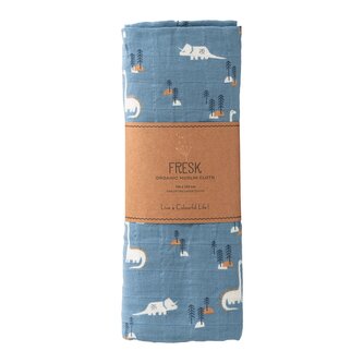MUŠELÍNOVÁ PLIENKA FRESK DINO 120x120