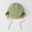 OBOJSTRANNÝ KLOBÚČIK UPF50+ CLOBY OLIVE GREEN/ SANDY BEACH 0-6M