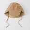 OBOJSTRANNÝ KLOBÚČIK UPF50+ CLOBY PEANUT BROWN/ SANDY BEACH 0-6M