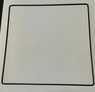 Kovový dekorační rám antracit 30 cm