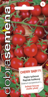 Dobrá semena Rajče tyč. - Cherry Baby F1 10s  třešňové