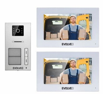 EVOLVEO DoorPhone AP2-2 drátový videotelefon pro dva byty s apli