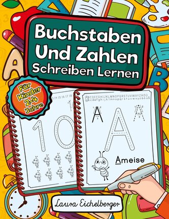 Buchstaben Und Zahlen Schreiben Lernen Für Kinder 2-4 Jahre