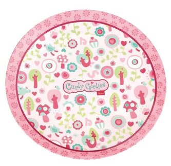 Melamin lifestyle talíř CURLY GIRLIES parádnice (23 cm) sigikid