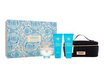 Versace Pour Femme toaletní voda 100 ml + sprchový gel 100 ml + tělový gel 100 ml + kosmetická taštička