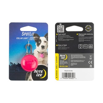 Nite Ize Světýlko nejen na obojek Spotlit Růžová