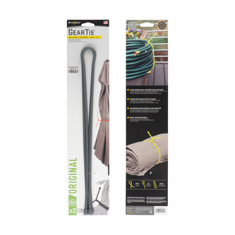 Vázací drát Nite Ize Gear Tie 32" 32" šedá CHARCOAL