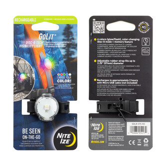Přenosné nabíjecí světýlko Nite Ize GoLit®- Disco-O Tech™