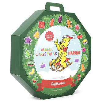 Adventskalender Haribo Teelichter 2024