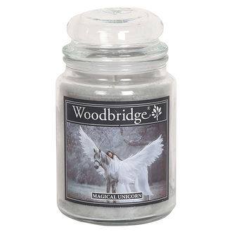 Svíčka ve skleněné dóze Woodbridge, Magický jednorožec, 565 g Svíčka ve skleněné dóze Woodbridge, Magický jednorožec, 565 g