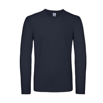 Triko s dlouhým rukávem B&C LSL - navy, XXL