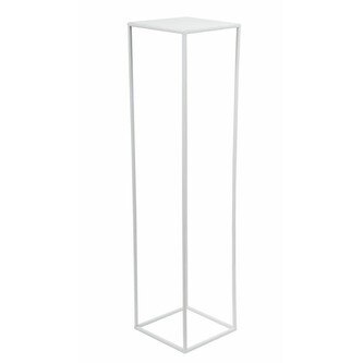 Květinový stojan Basy 100 cm bílý