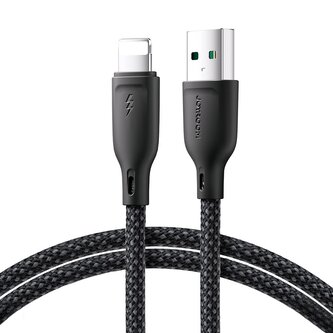 Kabel Joyroom Multi-Color Series S-A34 USB-A / Lightning 3A 1m - czarny
