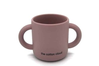 SILIKONOVÝ HRNČEK COTTON CLOUD DUSTY PINK