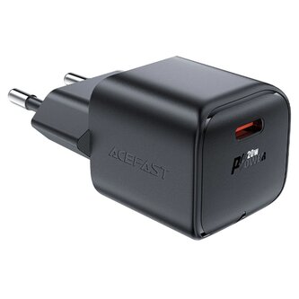 Ładowarka sieciowa Acefast A73 Mini PD 20W GaN USB-C - czarna Ładowarka sieciowa Acefast A73 Mini PD 20W GaN USB-C - czarna