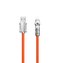 Kabel kątowy Dudao L24AL USB-A - Lightning o rotacji 180° 30W 1m - pomarańczowy