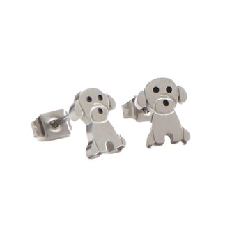 Napichovacie náušnice z chirurgickej ocele Pes Napichovacie náušnice z chirurgickej ocele Pes