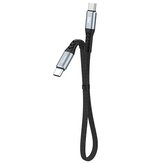 Kabel Dudao L10C USB-C - USB-C PD 100W 5A 0,23m - czarny