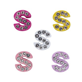 Písmeno S Prívesok na náramok 10 ks