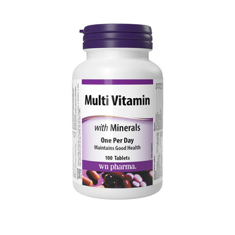 Webber Naturals MultiVitamin with Minerals 100 tbl Webber Naturals MultiVitamin with Minerals 100 tbl