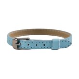 Bledomodrý náramok na prívesky KLASIK