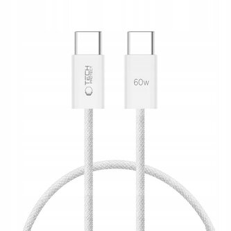 Kabel Tech-Protect UltraBoost Classic USB-C / USB-C PD 60W 3A 0.25m - biały