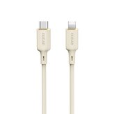 Kabel Dudao L7SCL USB-C - Lightning 30W 1m - beżowy