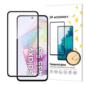 Szkło hartowane Wozinsky Full Glue Tempered Glass na Samsung Galaxy A35 z czarną ramką Szkło hartowane Wozinsky Full Glue Tempered Glass na Samsung Galaxy A35 z czarną ramką