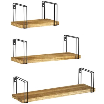 Sada polic Loft framed 3 kusy