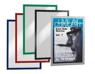 Prezentační rám "DURAFRAME", červená, A3, samolepicí, DURABLE 487303