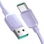 Kabel Joyroom Multi-Color Series A14 USB-A / USB-C 3A 1.2 m - fioletowy