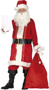 Červený Santa Claus pánský kostým XL 54/56