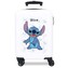 JOUMMABAGS Cestovní kufr ABS Lilo and Stitch Happy white  ABS plast, 50 cm