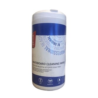 Čisticí vlhč.ubrousky na bílé tabule Memobe,100 ks