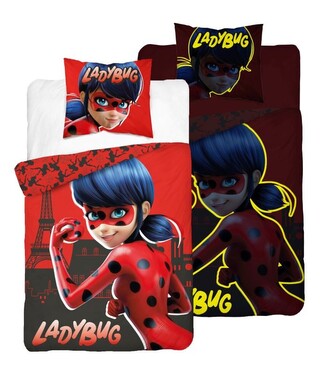 DETEXPOL Povlečení Kouzelná Beruška svítící  Bavlna, 140/200, 70/80 cm