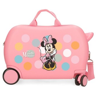 JOUMMABAGS Dětský kufřík na kolečkách Minnie coquette  ABS plast, 45 cm
