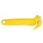 Jednorázový rozřezávač fólie s hrotem, žlutý