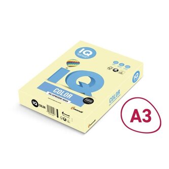 Bar.papír IQ Color A3-YE23,žlutý,160 g/m2,250 l.