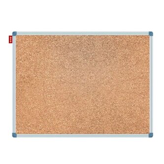 Korková nástěnka Memobe, 80 x 60 cm, hliníkový rám