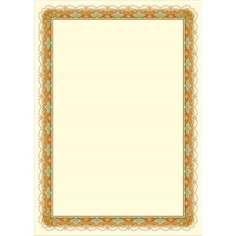 Diplom A4 - slavnostní motiv zlatý, 170 g/m2, 25ks
