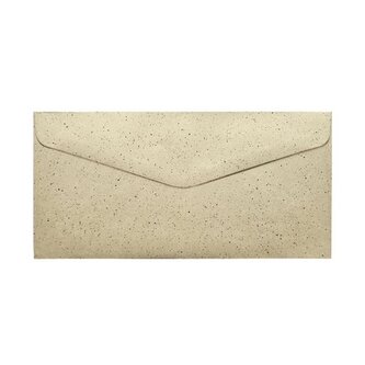 Ozdobné obálky Pepper - DL, 120 g, hnědé, 10 ks