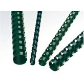 Plastové hřbety - 32 mm, zelené, 50 ks