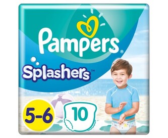 Pampers Splashers plenky do vody 5-6 (14+ kg) 10 ks Pampers Splashers plenky do vody 5-6 (14+ kg) 10 ks