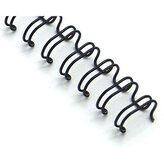 Drátěné hřbety 5/16" - 7,9 mm, 3:1, černé, 100 ks