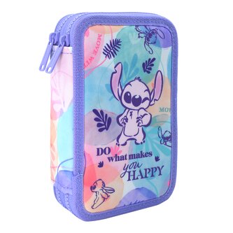 Colorino penál Jumper 2, Stitch Pastel, š: 125 × v: 195 × h: 55 mm, plný, PES Colorino penál Jumper 2, Stitch Pastel, š: 125 × v: 195 × h: 55 mm, plný, PES
